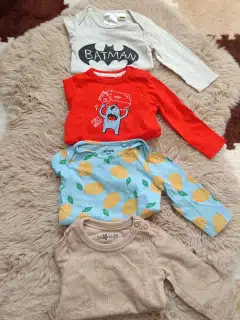 4x body s dlouhým rukávem holčička, vel. 62