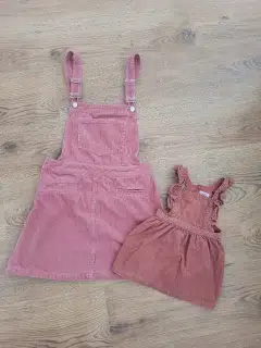 Manžestrový set máma & dcera, vel. M a 80